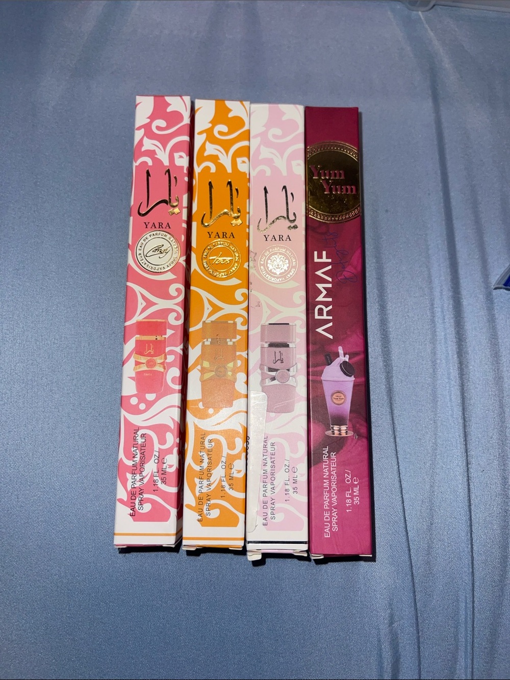 Yara & Armaf Women's Gift Set - Pink, Orange, Light Pink, Burgundy
